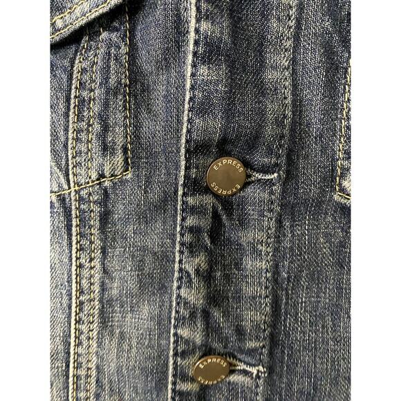Express Blue Denim Jacket - Size Medium (EUC) - Picture 4 of 8